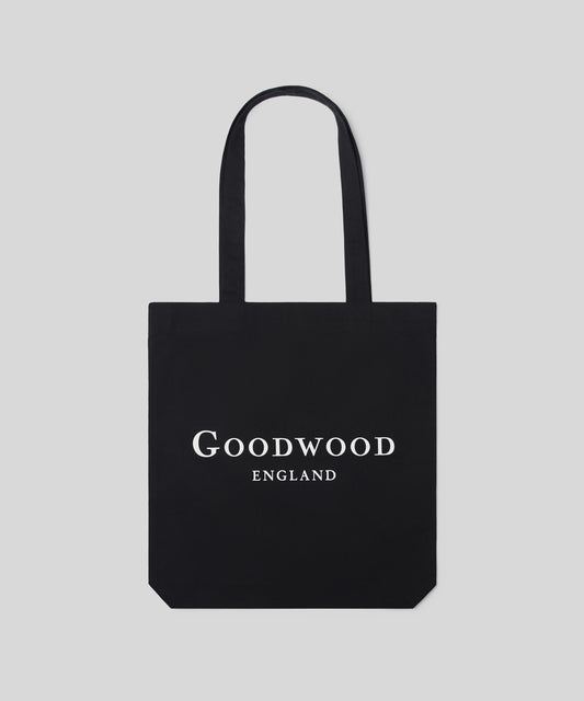 Goodwood England Tote Bag - Black