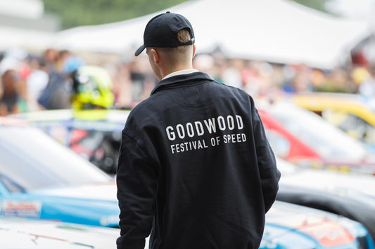 Goodwood Festival of Speed Monochrome Quarter Zip Sweatshirt