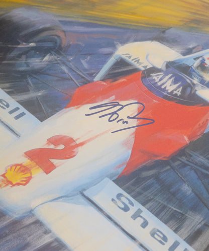 Goodwood Festival of Speed 2025 Poster - Signed by Alain Prost