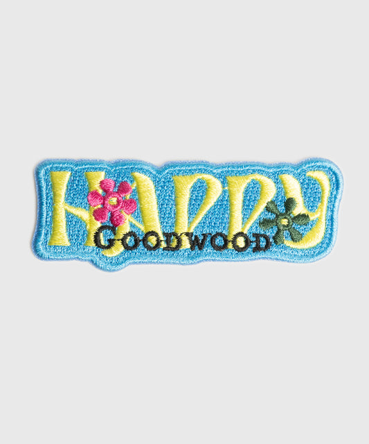 Goodwood Revival Happy Patch Iron on Badge