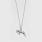 Jumping Horse Charm Necklace