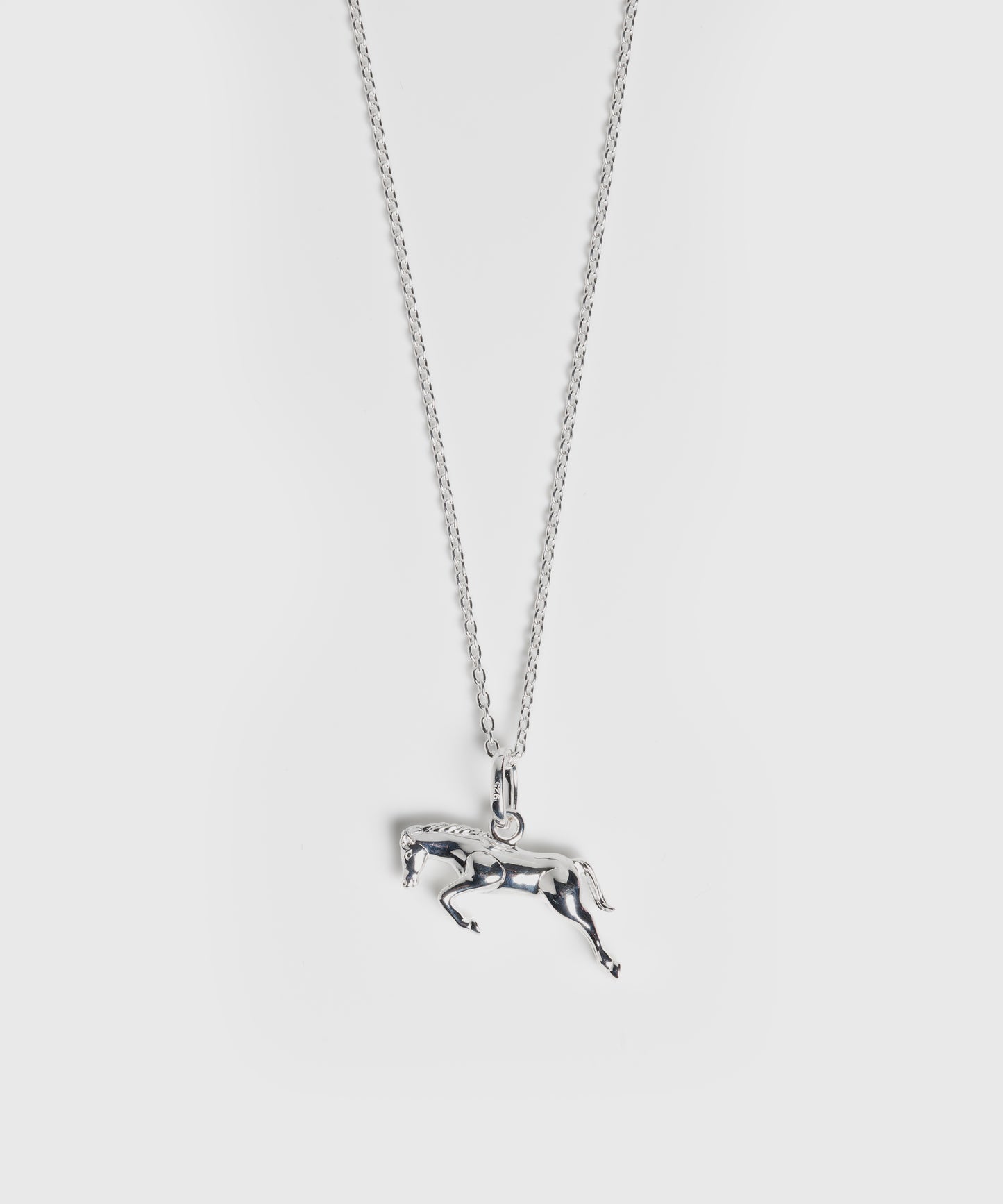 Jumping Horse Charm Necklace