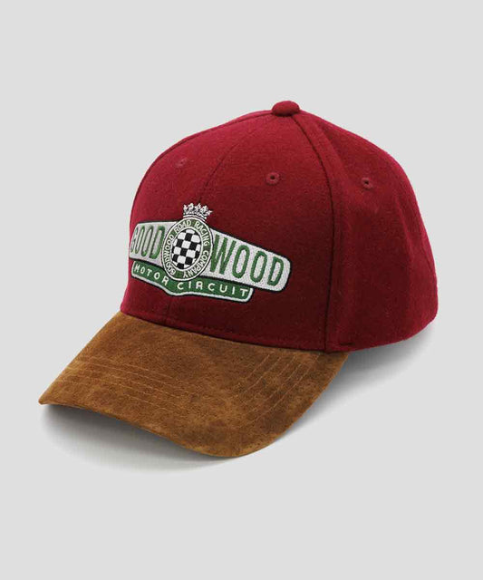 Goodwood Motor Circuit Baseball Cap - Burgundy