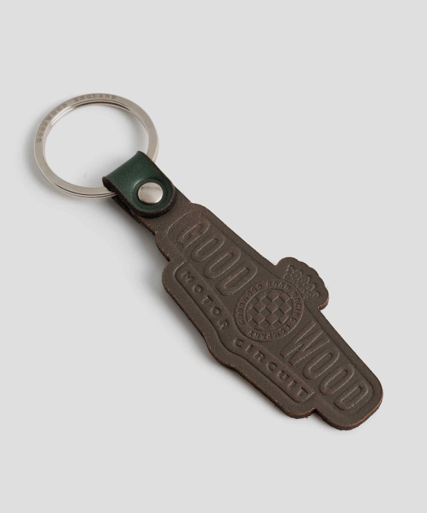 Goodwood Motor Circuit Leather Keyring