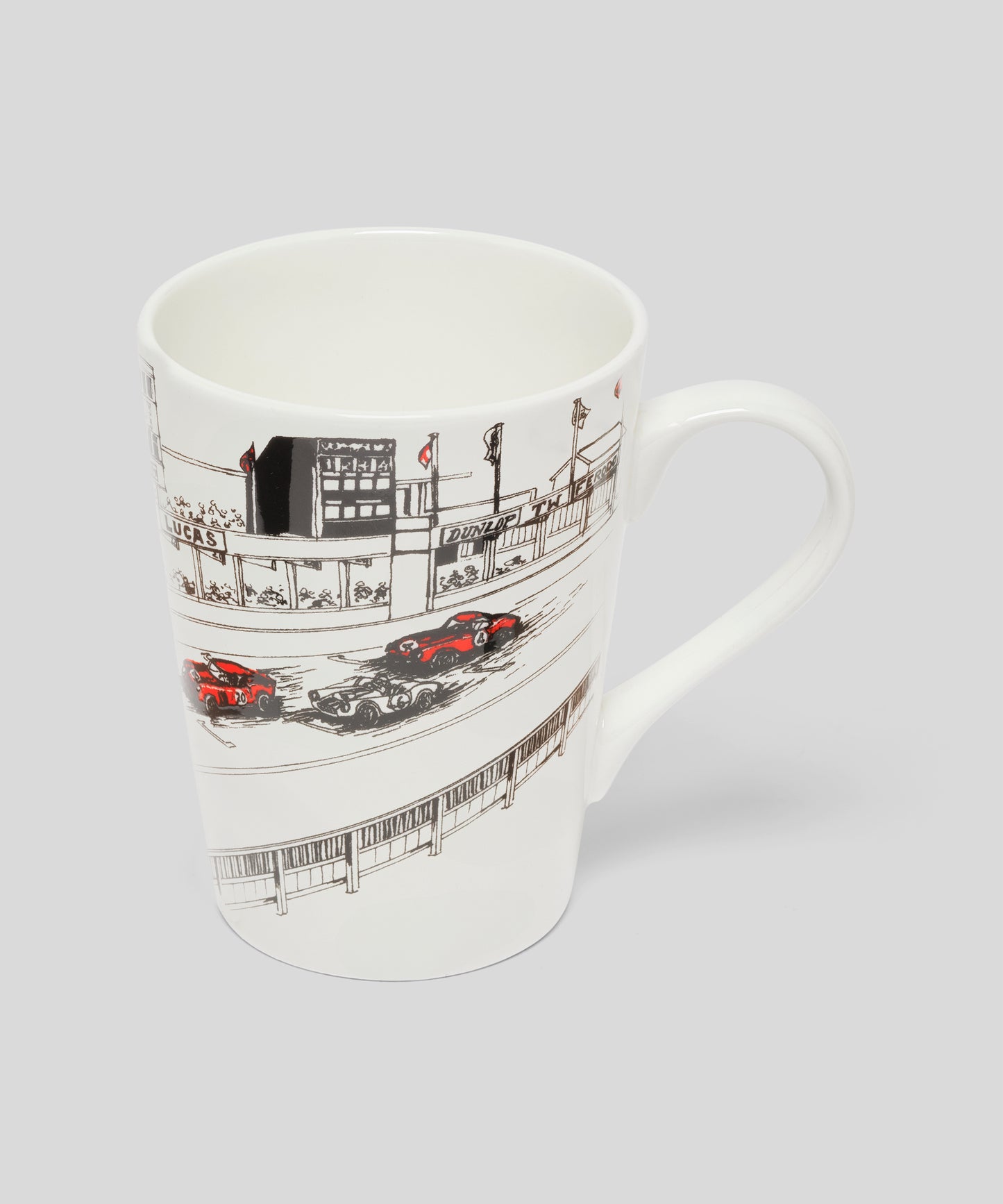 Motor Circuit The Pits Bone China Mug