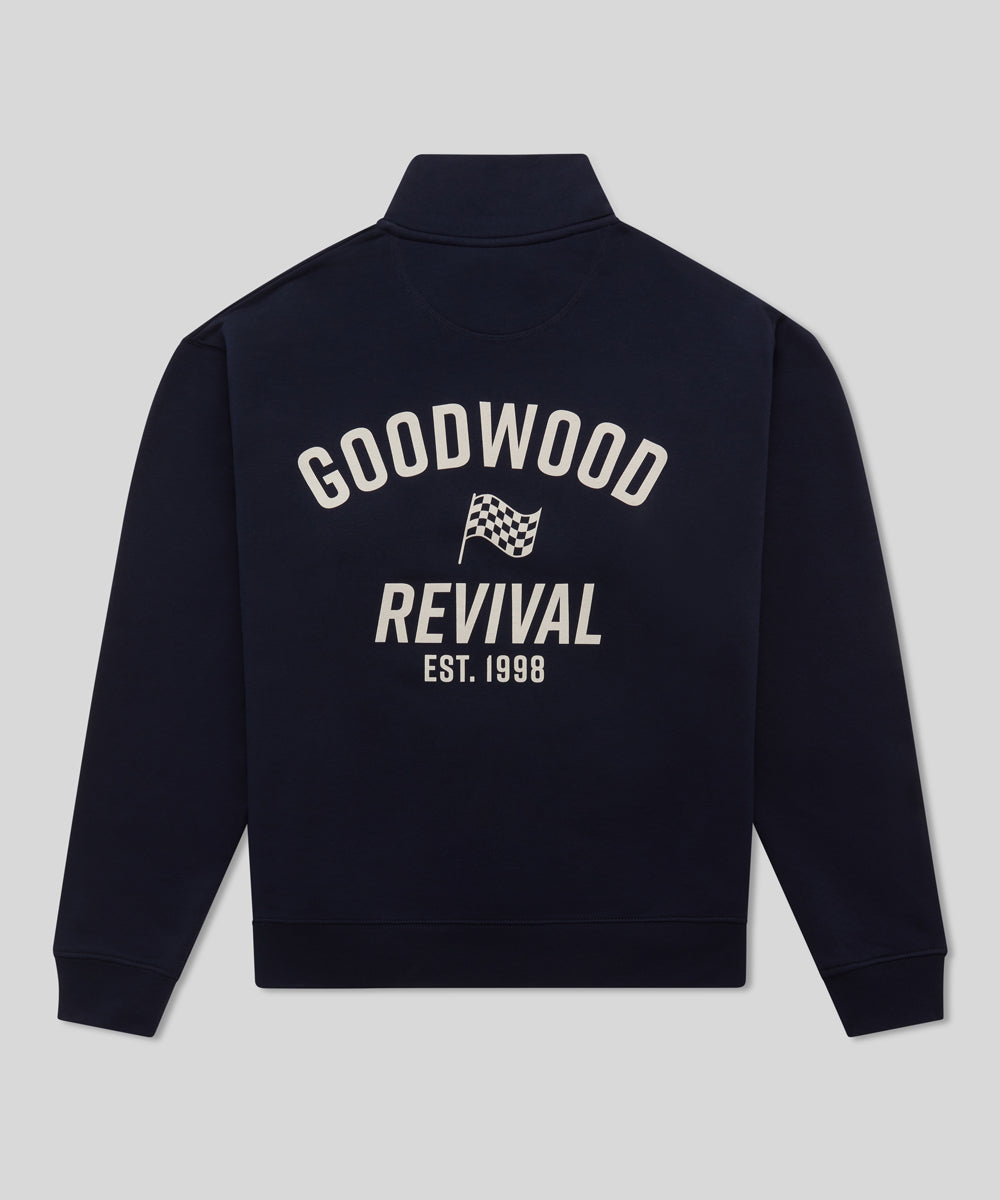 Goodwood Revival Racing Quarter-Zip Sweatshirt