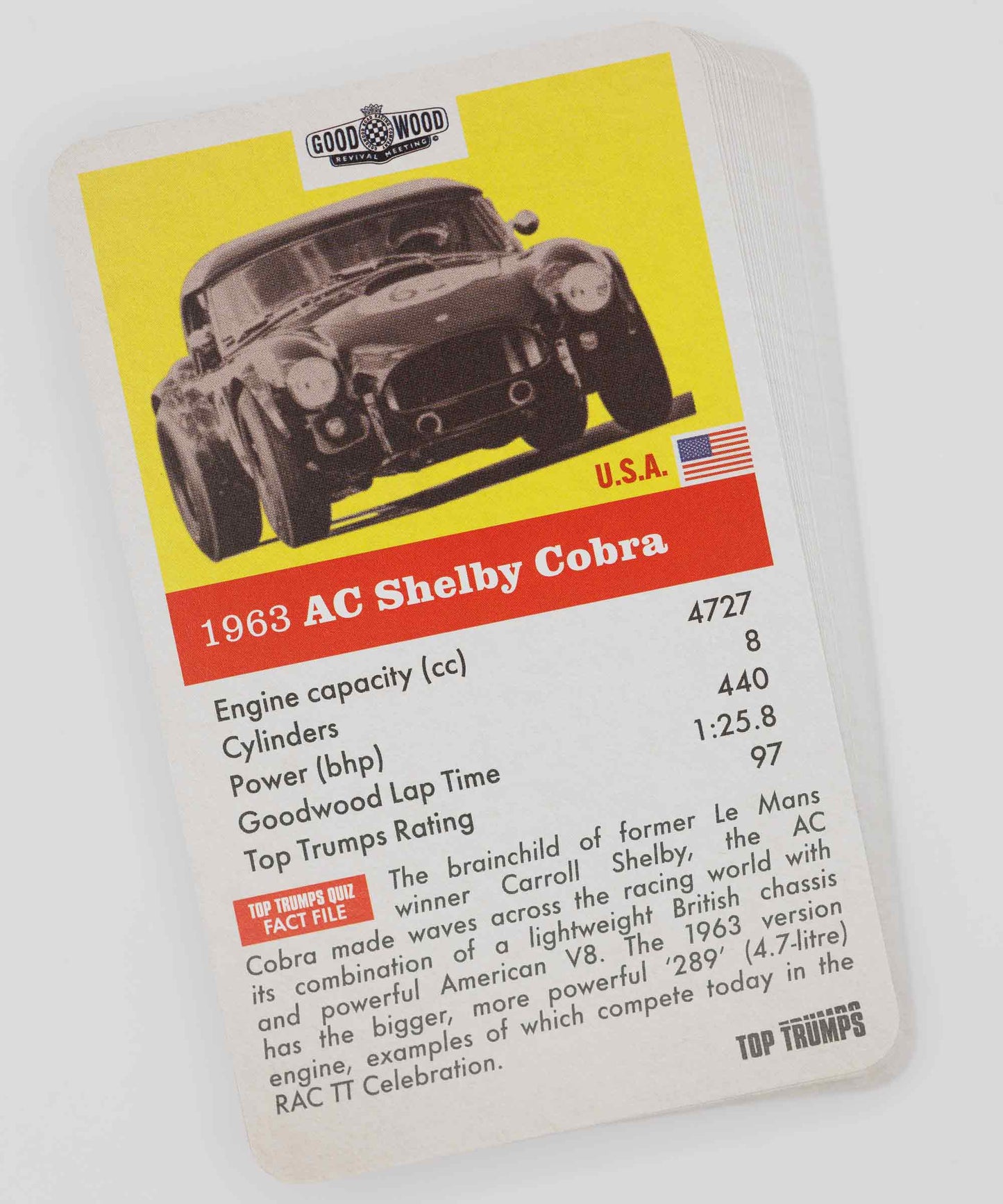 Goodwood Revival Car Top Trumps