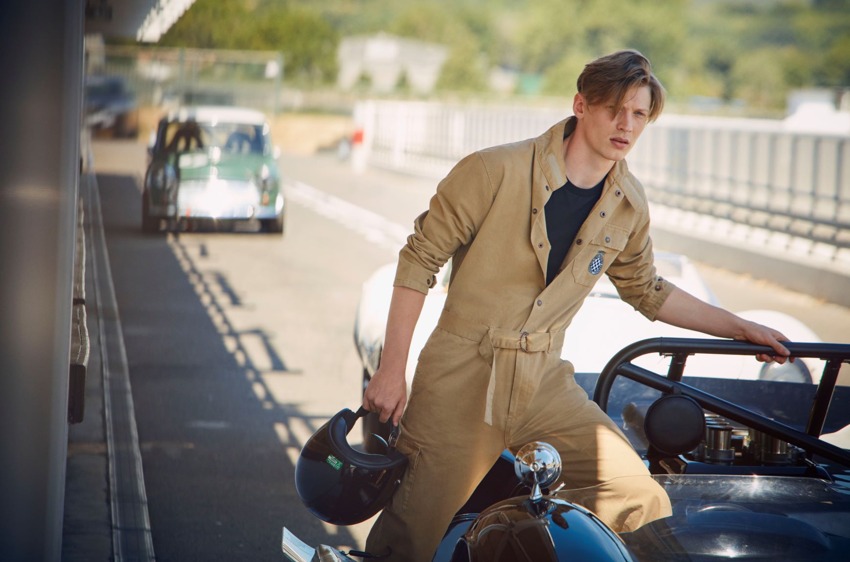 Vintage car sales mechanic overalls