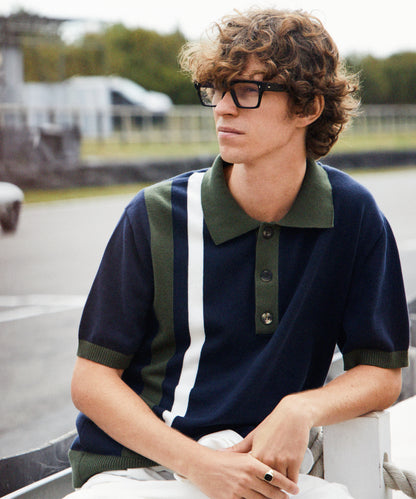 Goodwood England Knitted Polo Shirt