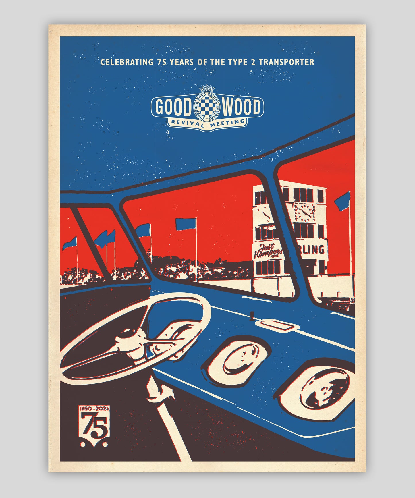 Goodwood Revival 75 Years of the Type 2 Transporter Poster