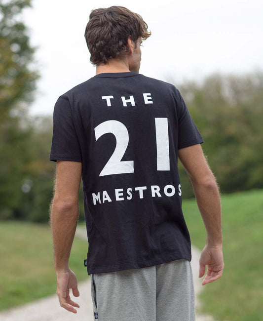 Goodwood Festival of Speed 2021 Dated "Maestros" Black Racing T-Shirt Unisex