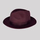 Goodwood Chepstow Wool Felt Hat Maroon