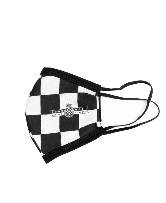 Goodwood Festival of Speed Chequered Flag Face Mask