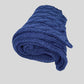 Goodwood Cable Knit Scarf Navy