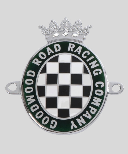 GRRC Enamel and Chrome Side Fitting Car Badge