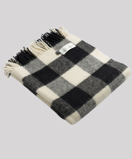 Goodwood Festival of Speed Checkerboard Wool Travel Rug