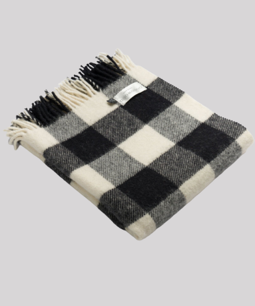 Goodwood Festival of Speed Checkerboard Wool Throw