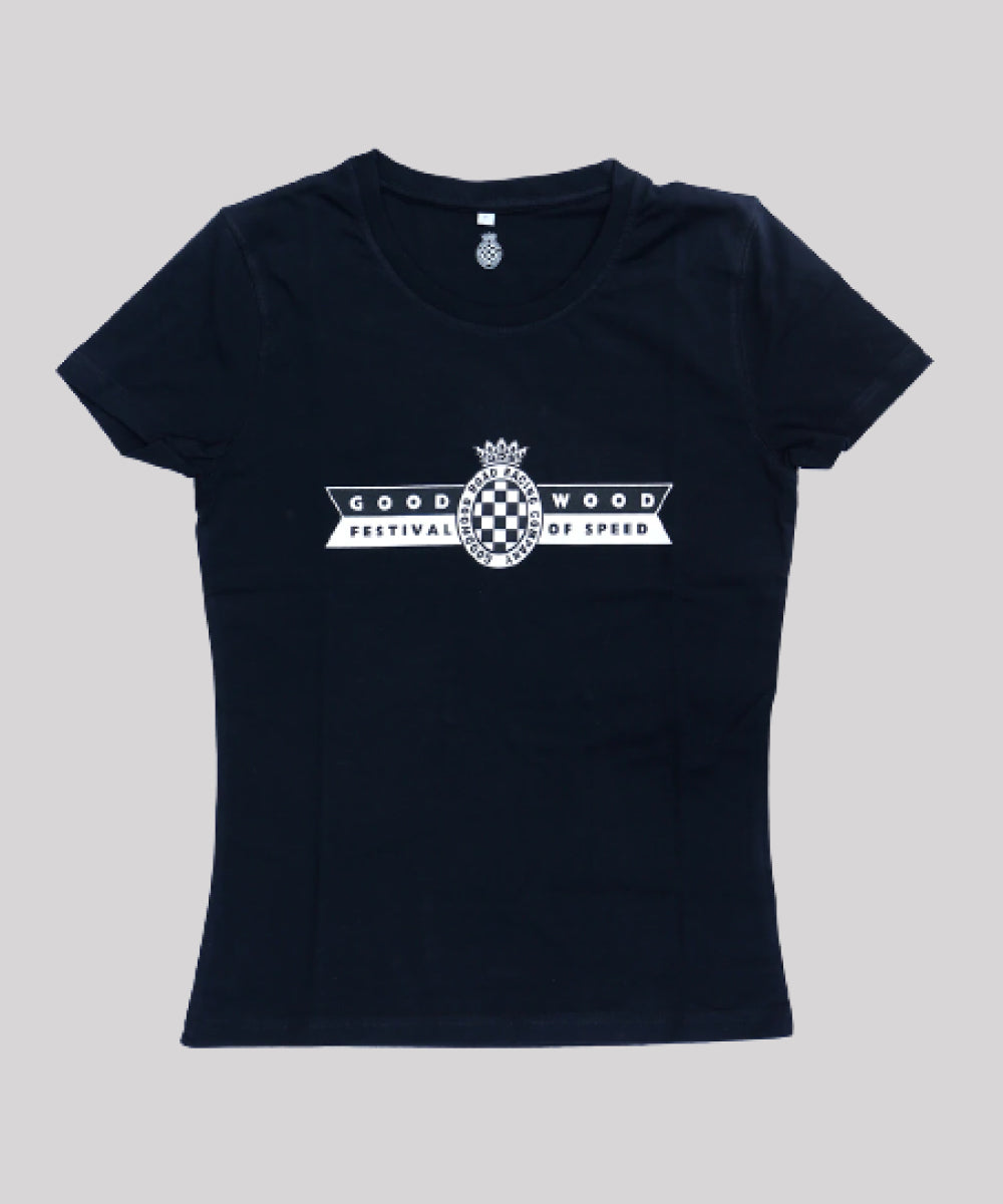 Festival of Speed Logo T-Shirt Black Women's