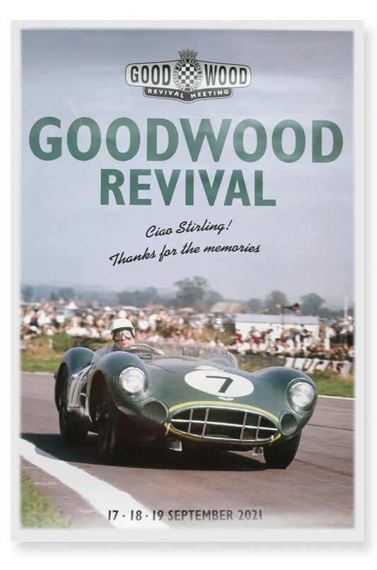 Goodwood Revival 2021 Stirling Moss Poster