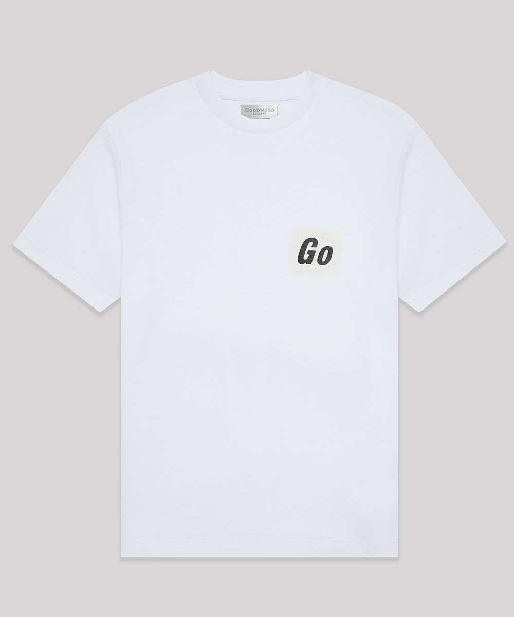 Goodwood Revival Childrens Go T-Shirt White