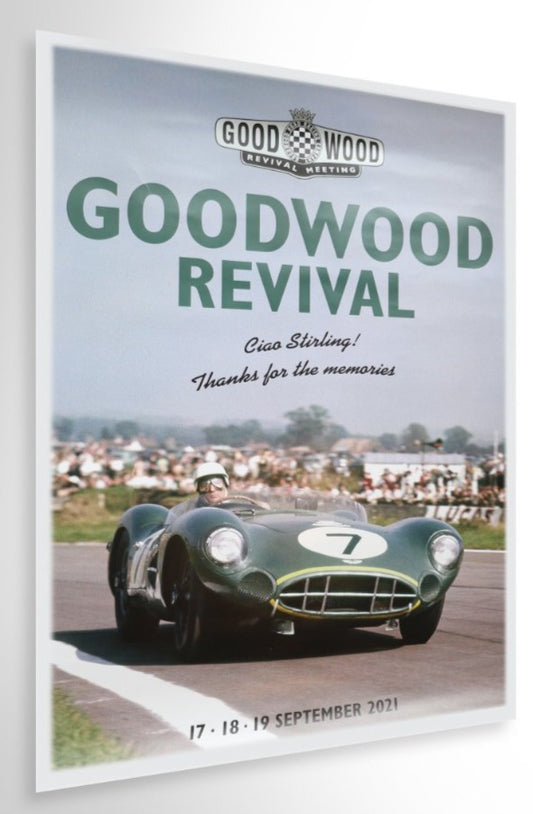 Goodwood Revival 2021 Stirling Moss Poster
