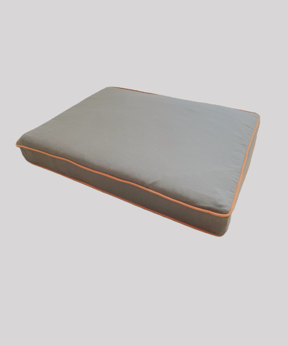 Goodwoof Dog Bed Grey and Orange