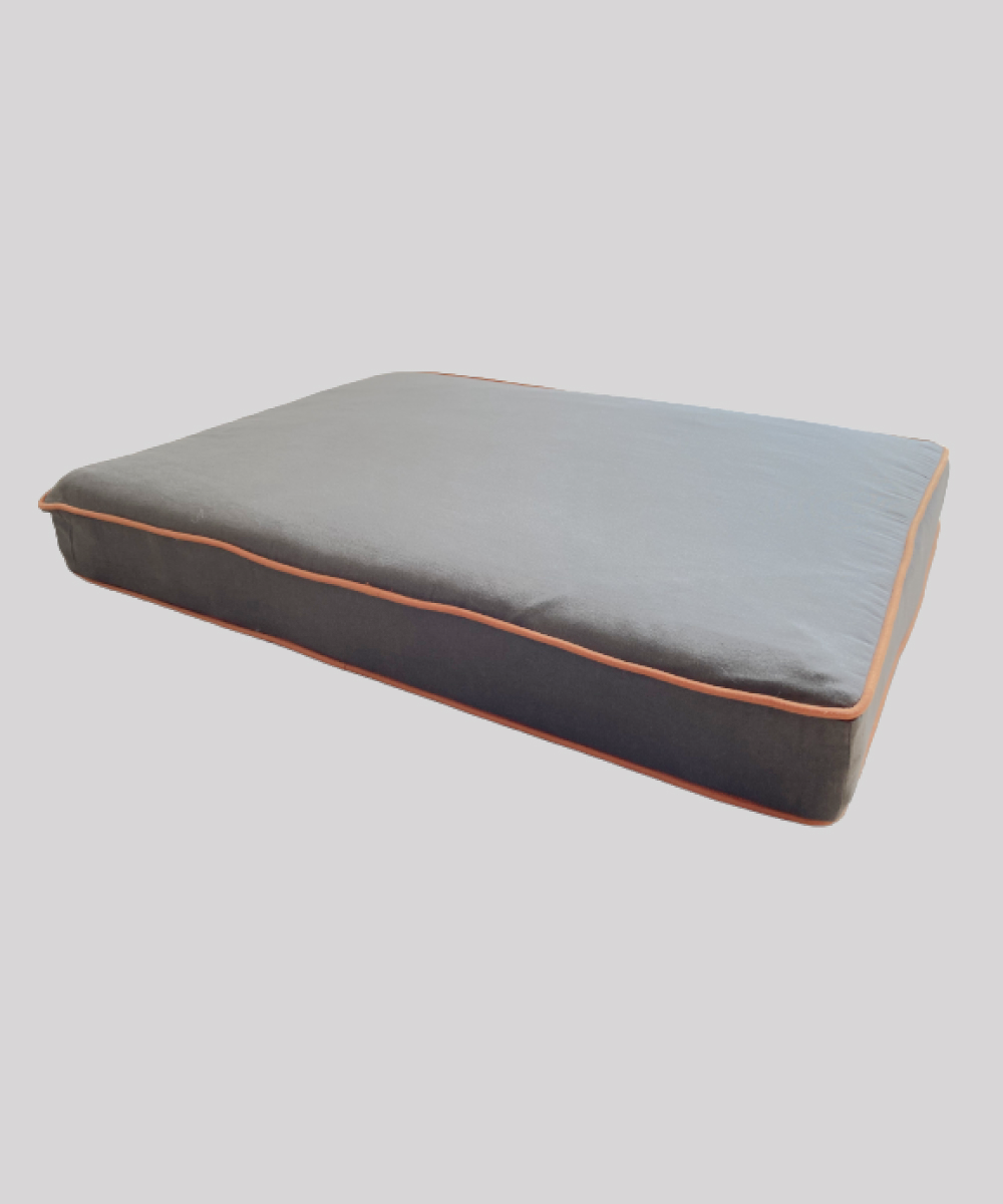 Goodwoof Dog Bed Grey and Orange