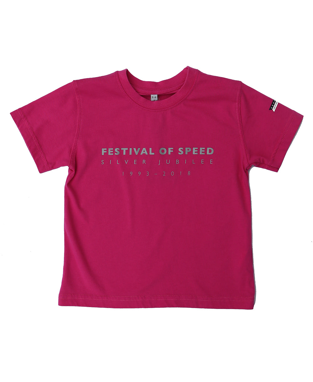 Festival of Speed Silver Jubilee Pink Children's T Shirt