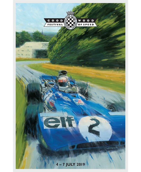 Goodwood Festival Of Speed Official 2019 Jackie Stewart Poster