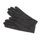 Ladies Italian Nappa Leather Punched Gloves Dark Grey