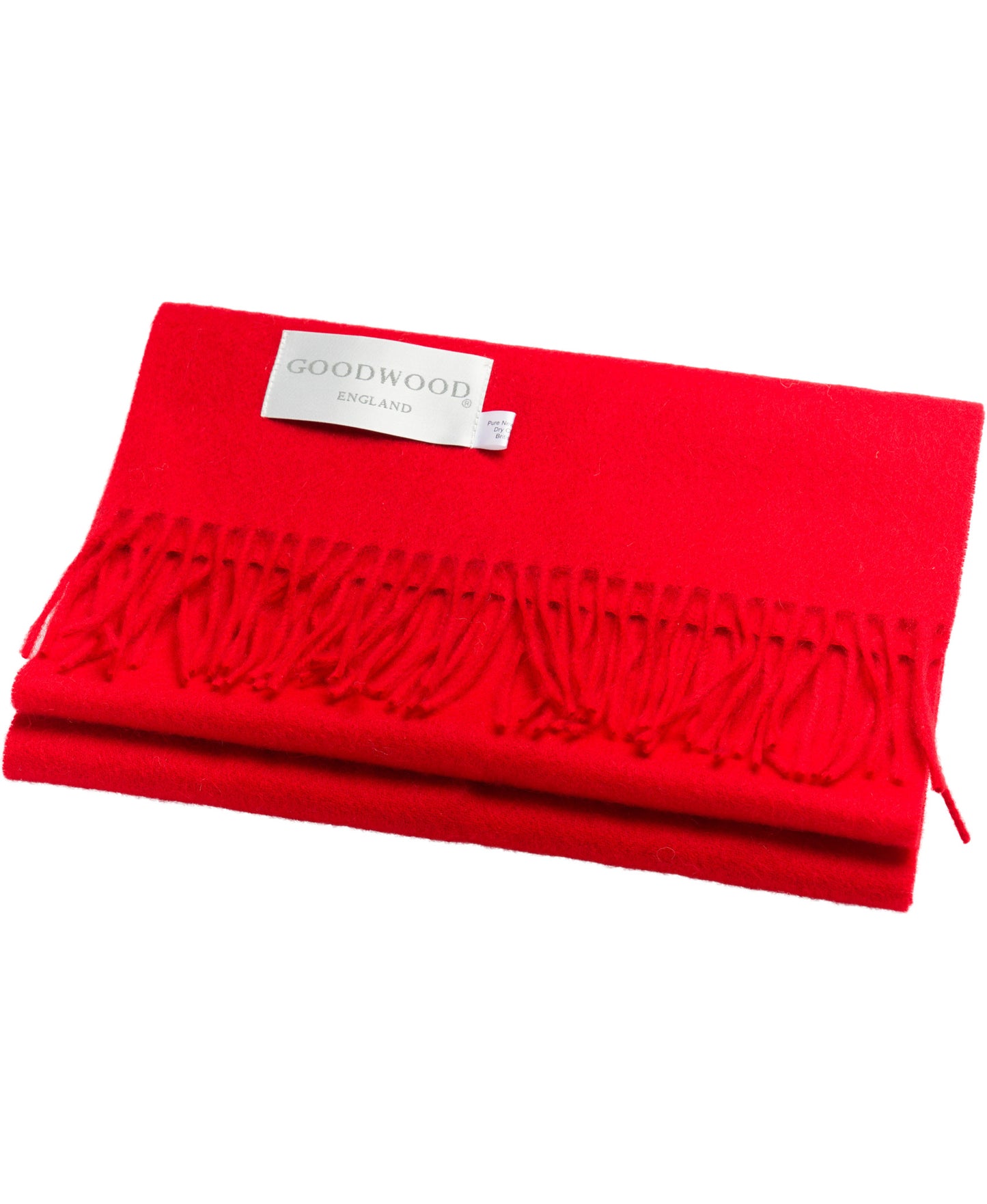 Goodwood Lambswool Scarf Red