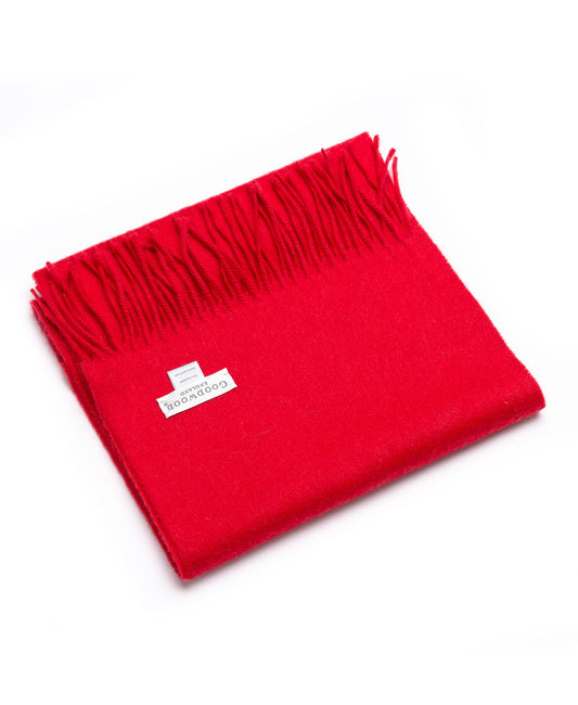 Goodwood Cashmere Scarf Red