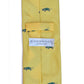 Goodwood Silk Cartoon Yellow Green Car Tie Label