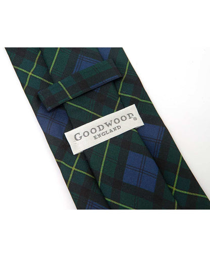Gordon Tartan Silk Tie 100% Silk Detail