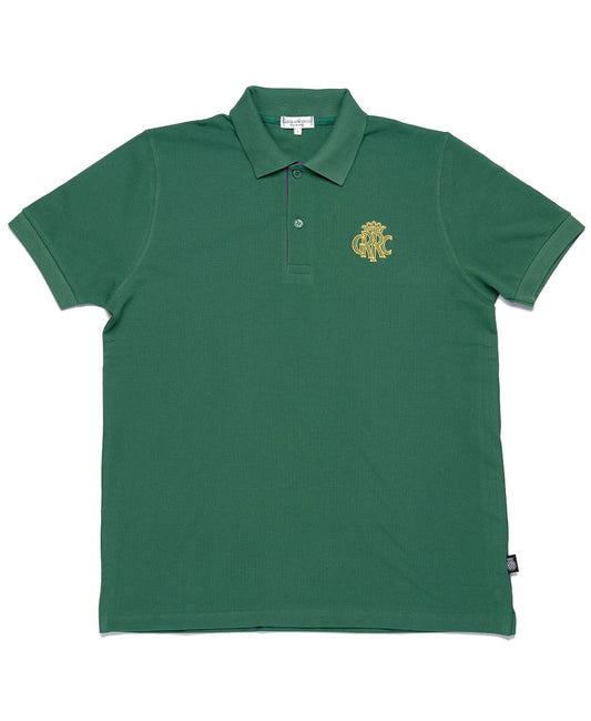 GRRC Members Green Cotton Mens Polo Shirt