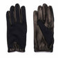 Leather Palmed Driving Gloves Black