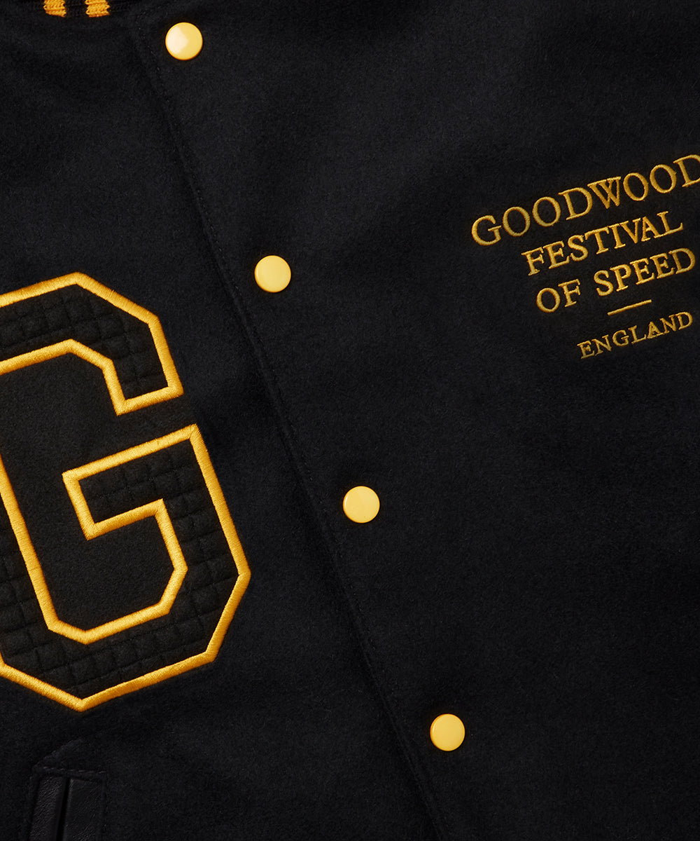 Goodwood Festival of Speed Mens Letterman Jacket Black