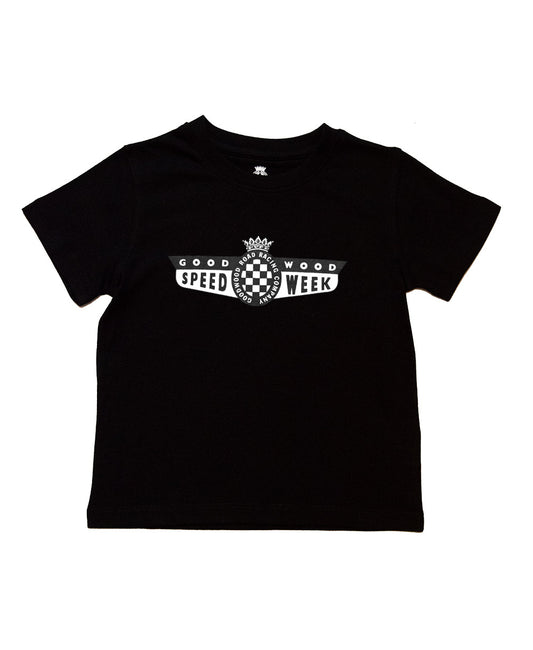 SpeedWeek Childrens T-Shirt Black