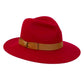 Fur Felt Goodwood Grayson Ladies Hat in Bright Red